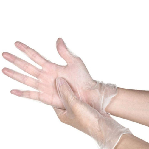 Gants en vinyle jetables avec poudre 100pcs / taille XL Vente