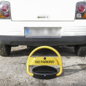 Bolardo eléctrico de acero plegable con motor y mando a