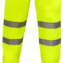Pantalon de travail jaune avec réflecteur de sécurité en taille