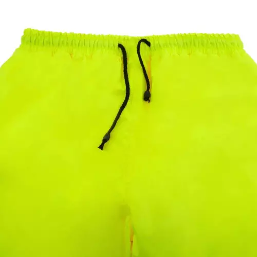 Pantalon de travail jaune avec réflecteur de sécurité en taille