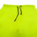 Gelbe Arbeitshose mit Sicherheitsreflektor in Größe M.
