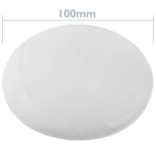 Round road reflector in white ceramic 10 cm Best Price, shop