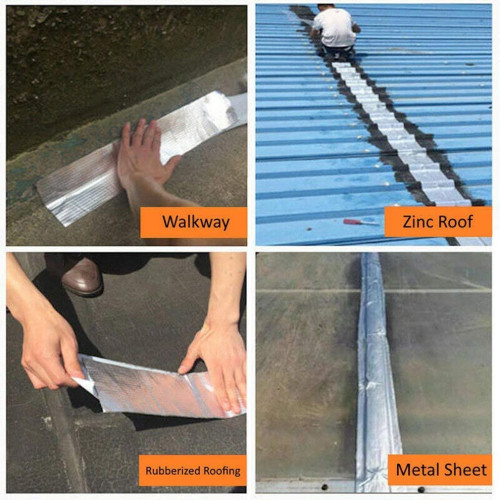 Cinta de aluminio súper impermeable en goma de butilo para la