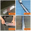 Cinta de aluminio súper impermeable en goma de butilo para la
