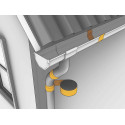 Cinta de aluminio súper impermeable en goma de butilo para la
