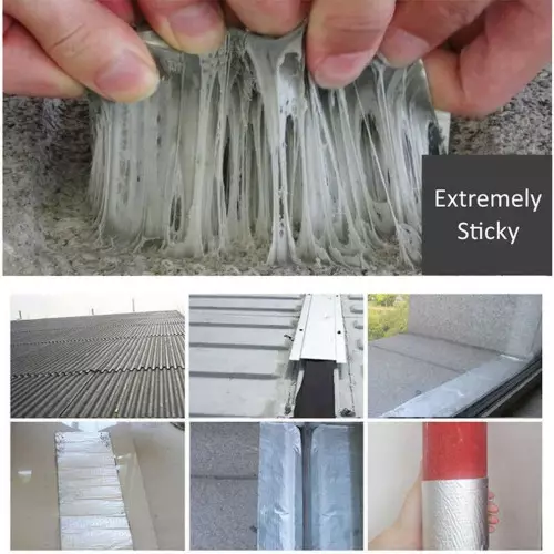 Cinta de aluminio súper impermeable en goma de butilo para la