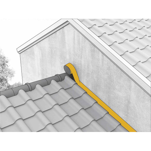 Cinta de aluminio súper impermeable en goma de butilo para la