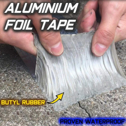 Super waterproof aluminum tape in butyl rubber for building