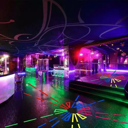 6 rolos de fitas adesivas fluorescentes UV de 15 mm x 5 M em