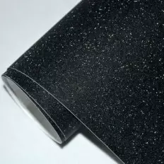 Pellicola adesiva nero glitter per car wrapping e tuning auto e 2