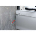 Protetor de porta universal em borracha preta Protetor de corpo