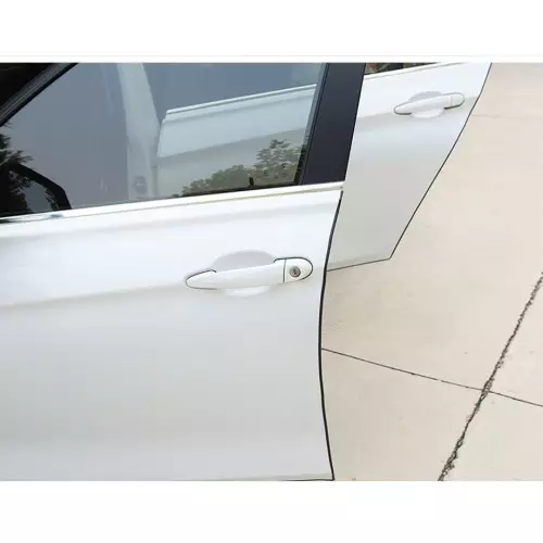 Protetor de porta universal em borracha preta Protetor de corpo