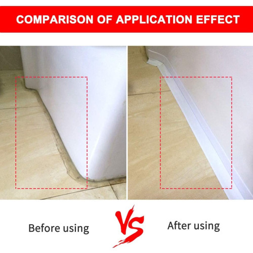 Wasserdichtes und schimmelfestes Faltband für die Badküche, 3,4