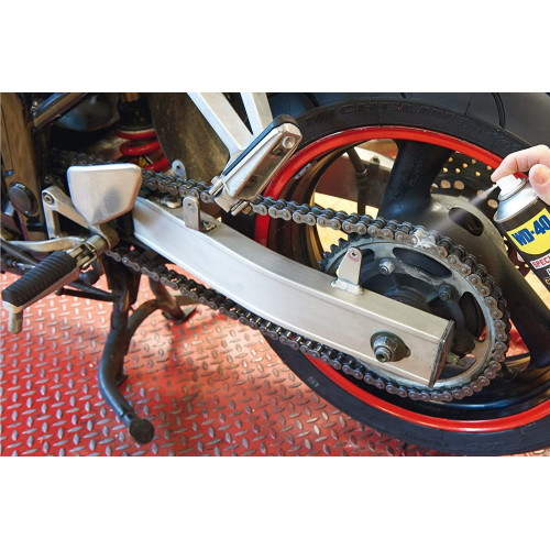 Especialista em motocicleta WD-40 - Spray de graxa para