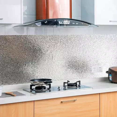 Folha de alumínio autoadesiva resistente ao calor para cozinha