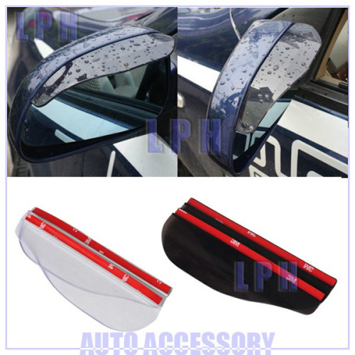 Defletores calha chuva universais para espelhos retrovisores de