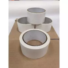 White anti-tamper adhesive tape that leaves writing if removed 2