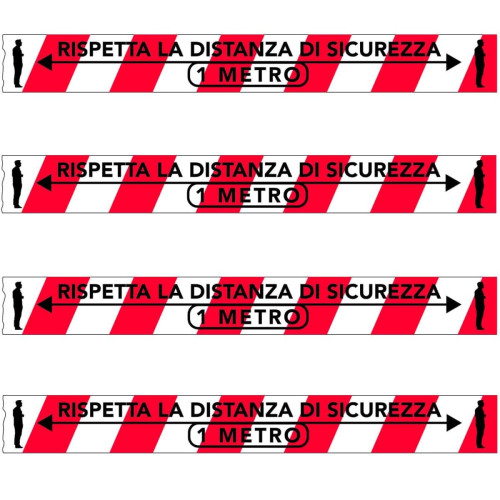 Bandera italiana cinta de embalaje tricolor 50mm x 66MT