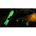 Cuerda fosforescente que brilla en verde en la oscuridad 10m