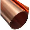 Rotolo Nastro 99,9% Rame Puro Lamiera Laminata 0,1 X 200 X 1000