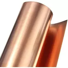 Rollo de cinta Hoja laminada de cobre puro al 99,9% 0,1 X 200 X 2