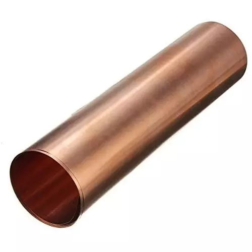 Rotolo Nastro 99,9% Rame Puro Lamiera Laminata 0,1 X 200 X 1000