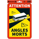 Panneau angle mort camion bus adhésif et aluminium Vente en