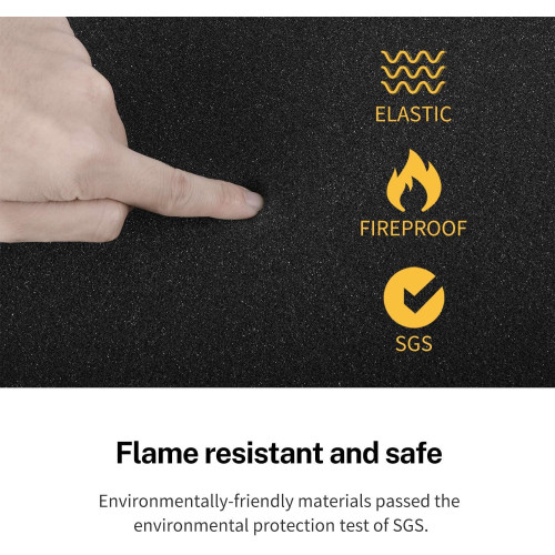 Painéis acústicos de isolamento acústico triangulares, medida