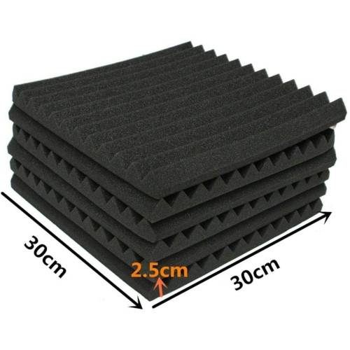 Dreieckige Schallschutz-Akustikplatten, 12 Stück