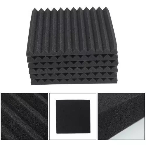 Triangular Soundproofing Acoustic Panels, 12pcs Acoustic