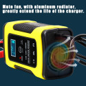 Automatic smart charger maintainer with LCD screen for car
