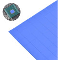 Thermopad, 100 Stück 10x10x1mm blaues Silikon für CPU GPU