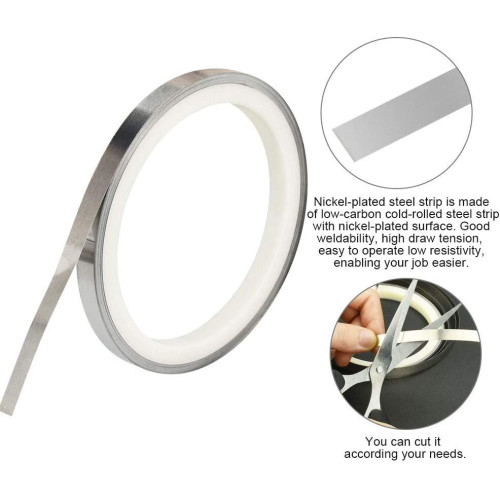 Reines Nickelstreifenband 0,1 × 10 mm × 10 M für