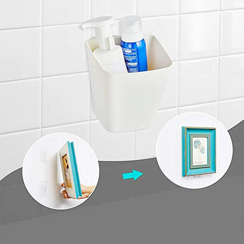 Ganchos de pared reutilizables de doble cara para paredes de