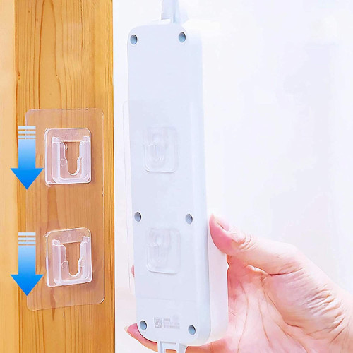 Ganchos de pared reutilizables de doble cara para paredes de