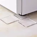 Conjunto de 4 tapetes antiderrapantes de silicone, portáteis