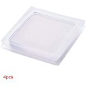 Set di 4 tappetini antiscivolo in silicone, portatile, anti