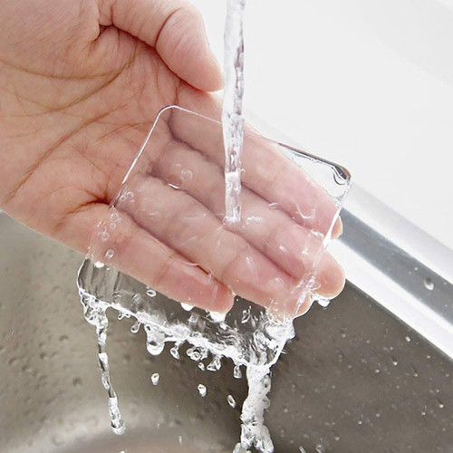 Set of 4 non-slip silicone pads, portable, anti-vibration, for