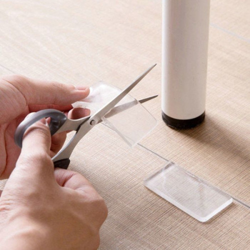 Set di 4 tappetini antiscivolo in silicone, portatile, anti