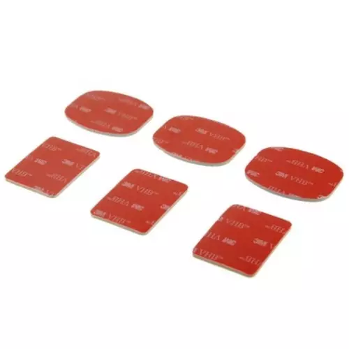 KIT 4 Pezzi Supporti curvi & piatti con Basi 3M ™ adesivi per