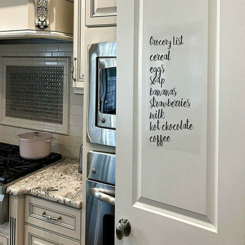 Pizarra de película transparente adhesiva para escribir con