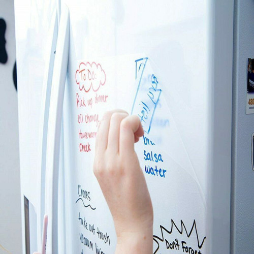 Transparent adhesive film board for marker writing 50x200cm