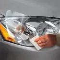 Lámina autoadhesiva transparente para faros delanteros y