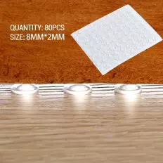 Adhesive rubber floor door stopper wall bumper Best Price 2