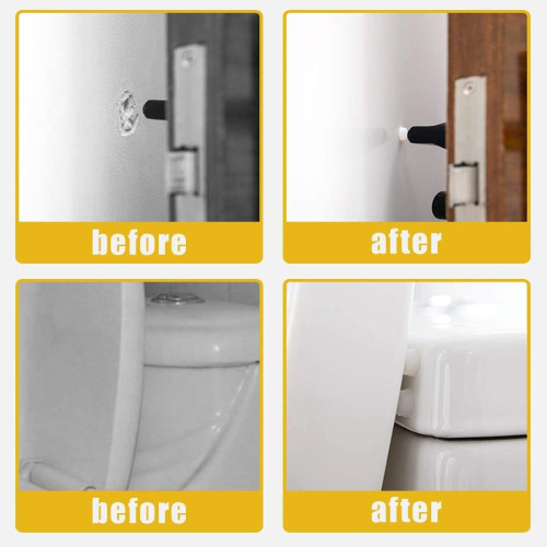 Fermaporta a Pavimento in gomma Adesivo Da Parete paracolpi