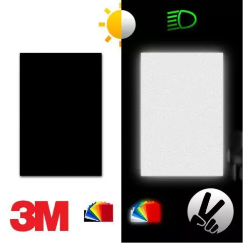Reflektierende Klebefolie 3M Scotchlite ™ Serie 580 schwarz