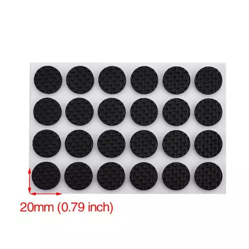 Adhesive rubber pads for furniture under seat pads and floor