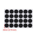 Adhesive rubber pads for furniture under seat pads and floor