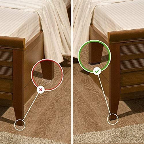 Adhesive rubber pads for furniture under seat pads and floor