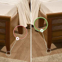 Adhesive rubber pads for furniture under seat pads and floor
